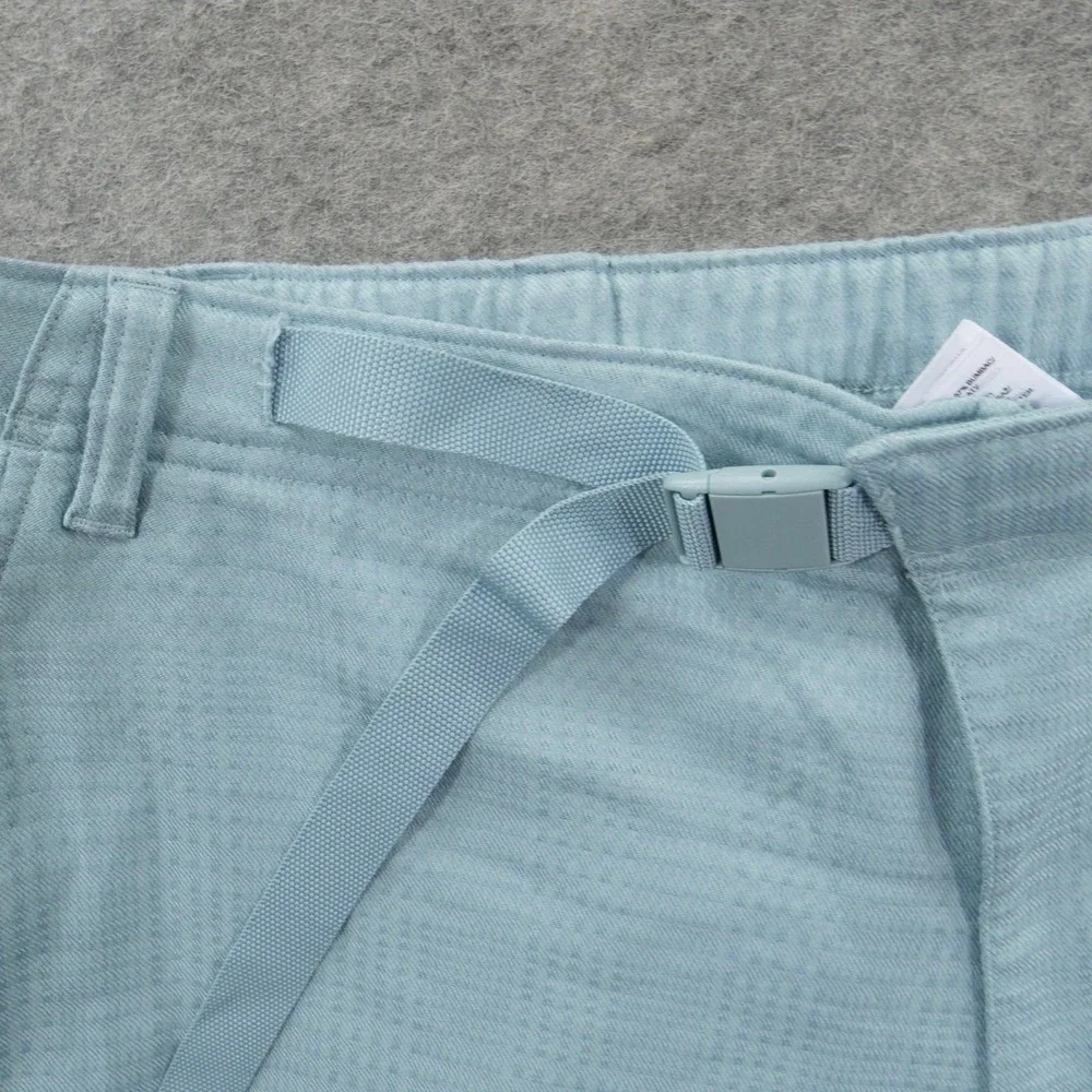Adidas Pants Mens Extra Large Light Blue Adicross Futura Golf Belted Flat Front